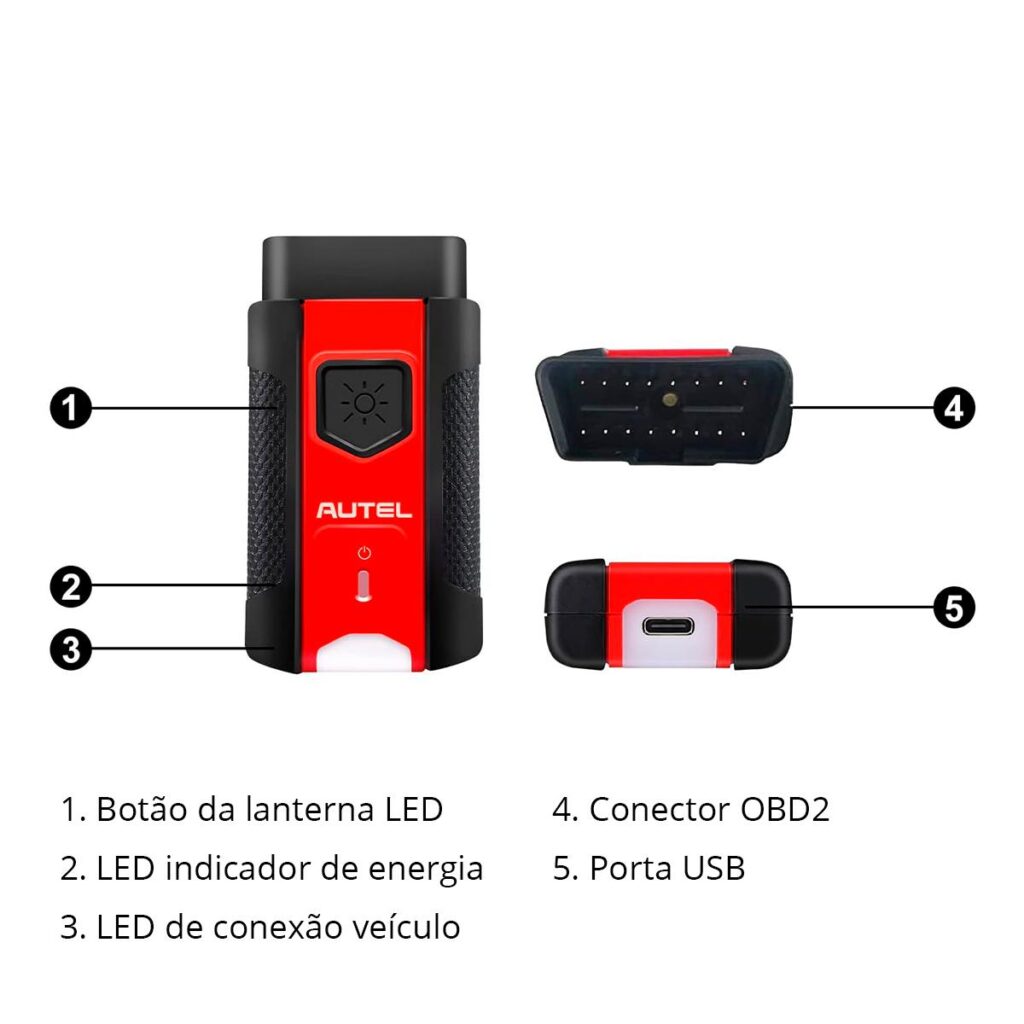 INTERFACE VEICULAR AUTEL MAXI VCI V200 — foto 4 de 5