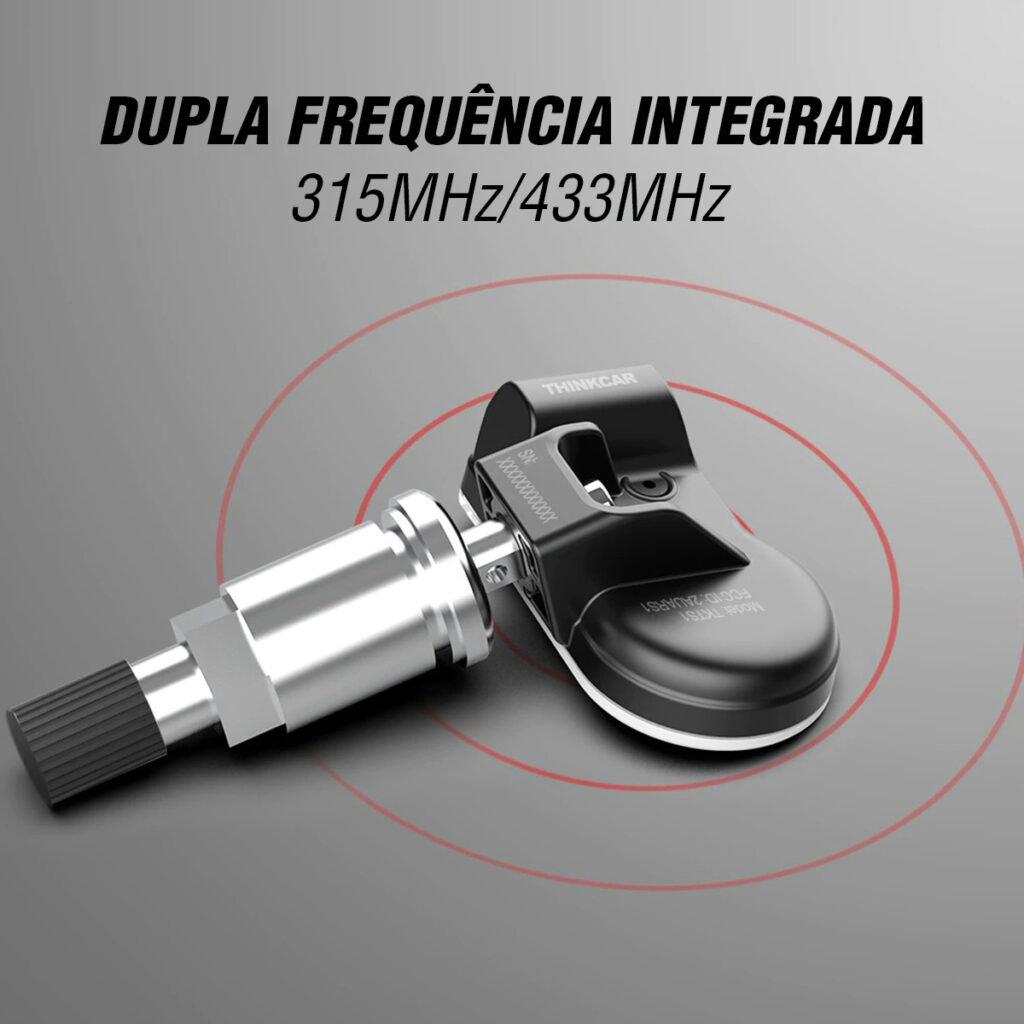 SENSOR TPMS UNIVERSAL THINKCAR – VÁLVULA DE METAL — foto 3 de 5